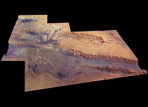 European Space Agency's ExoMars Uncovers Hidden Water Deposits in Valles Marineris, Mars’ Grand Canyon