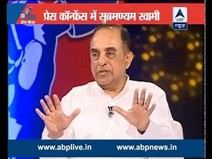 Dr Subramanian Swamy Press Conference with ABP News