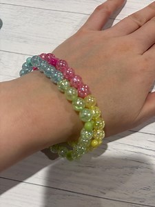 Half N Half Beaded Bracelet - Etsy