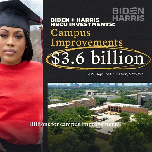 As a proud graduate of an HBCU, I know firsthand the importance of investing in our HBCUs. | Kamala Harris