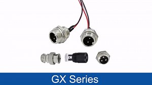 Elecbee GX16 Double Female Electrical Plug Female to Female Circular Aviation Connector with Cable 1M (7 Pin)