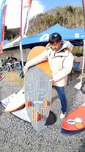 RRDの営業・石井久孝さんにRRD最新ウェーブボードについて解説していただきました。 #rrd #windsurfing #wave | Jwa Cold Breeze Pro-Ama Tournament