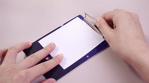 Seajan 6 Pack Mini Starry and Stars Clipboard 3.82 x 5.73 Inches Office Small Acrylic Clipboards Blue Night Sky Cute Pattern Small Pockets Memo Folder Suitable for Teacher, Nurses, Men, Women