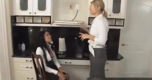 Maid Spanked Until She Can Sit