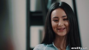 Hot secretary and her big cocked boss