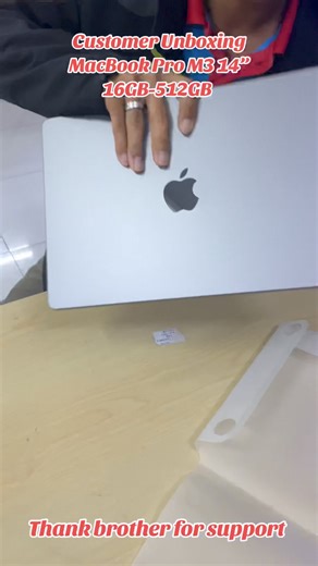 Customer unboxing MacBook Pro M3 14” 16GB-512GB 1xxx$ | City Computer | Facebook