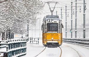 Budapest woke up to a beautiful snowfall - Photos, videos