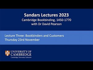 Sandars Lectures 2023: Lecture Three