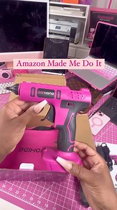 😬Welp on another episode of “#Amazon made me do it”😂 I absolutely love this pink hot glue gun to make my custom party favors with. It’s cordless, lightweight and comes with all the supplies and even a case so I can carry on the go! And y’all know I love pink… plus some good ole asmr!💕💕😍 Anywho comment the word “Amazon” below if you want me to send you the link so you can order one to.😍 #Amazonfinds #asmr #amazonmademedoit #apple | Crafting With Cassy