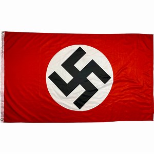 German Nazi Party Flag, Historical NAZI Flag w/ Swastika for Sale