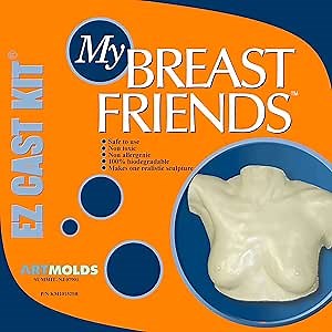 Artmolds Breast Friend Casting Kit - Alginate-Based Mold Powder & Plaster of Paris Bandages - Safe for Museum Quality Breast Sculptures