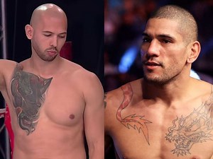 Has Andrew Tate ever fought the UFC Middleweight champion Alex Pereira in a kickboxing match?