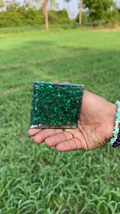 Malachite Crystal Orgone Pyramid Clear Quartz Crystal Point-Chakra Pyramid For Positive Energy Generation-Powerful Orgonite Crystals Pyramid For Protection, Empath Support& Healing