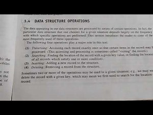 Various operation in Data Structure diploma 3rd sem by Neha Soni