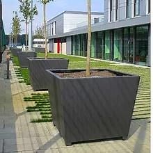 [Hot Item] Tree Planter Box/Hotel Large Flower Pot/Outdoor Square Flower Planter/Aluminum Flower Pot