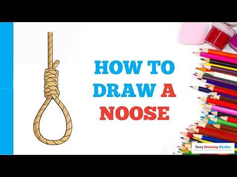 How to Draw a Noose in a Few Easy Steps: Drawing Tutorial for Beginner Artists