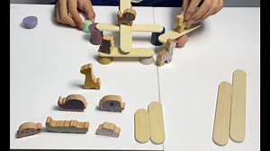 Wooden Animal Stacking Toys, Animal Blocks Sorting & Stacking Toys for Toddlers Early Educational Balance Activities Birthday Gifts for Boys and Girls