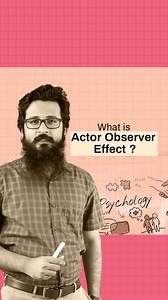 The actor-observer effect is a psychological phenomenon that refers to the tendency for individuals to attribute their own behavior to external factors (situational influences) while attributing the behavior of others to internal factors. . #psychologystudy #psychologyfacts #psychologymajor #psychologystudent #arvindotta #upseducation #psychologydaily #entrancepreparations | UPS Education