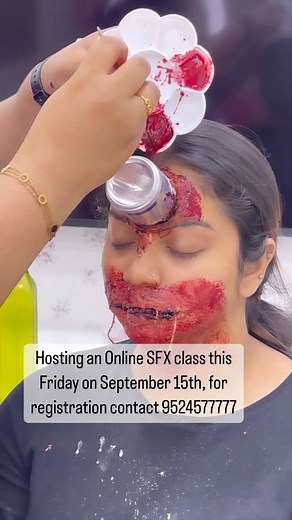 9.8K views · 44 reactions | Upcoming Online SFX Makeup Workshop for...