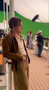 Titanic BTS: Blocking the Deck Conversation Scene 🎬🚢🗣️ #TitanicBTS #DeckScene #BehindTheScenes