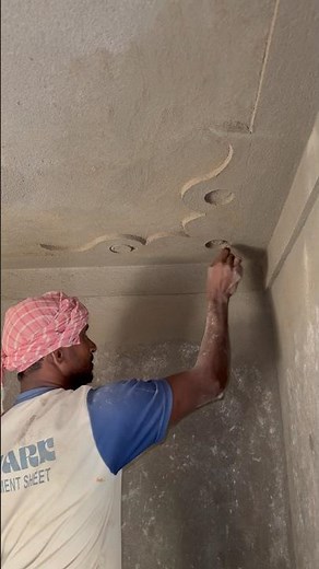 Unique Ceiling Corner Plaster Design | DIY Construction Idea #plaster #ceiling