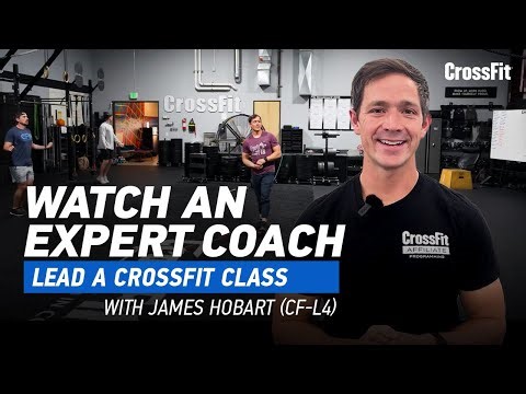 Watch Level 4 CrossFit Coach James Hobart Coach a Full Met-Con