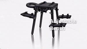BDSM,Sex Chiar,Sex Bondage Table Adjustable Restraint Wrist Cuffs Included，Optional Sex Machine (Bondage Chair& Silent Sex Love Machine)