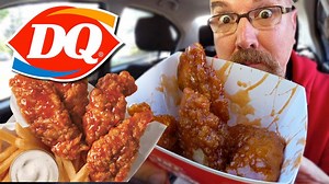 Dairy Queen spicy sweet glazed chicken strip basket