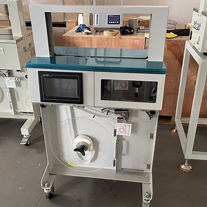 [Hot Item] 0 mm Wide Paper Bundle Bands Benchtop Paper Banding Machine Banknote Strapping Machine Bundling Machine Packing Packaging Strapping Sealing Machine