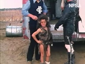 Mel Gibson and 'The Feral Kid' in a behind-the-scenes home movie shot during production of Mad Max 2! Our #MadMay celebration of George Miller's franchise continues with a new collection dedicated to the sequel; check it out: https://bit.ly/NFSAMadMax2 #NFSAOpenOnline | NFSA - National Film and Sound Archive of Australia