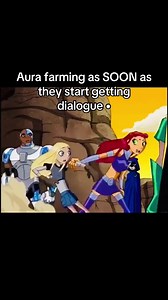 Teen Titans Robin and Raven aura farming scene explained
