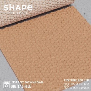 Voronoi Texture Roller | Organic Geometric Pattern | Digital File STL | Polymer Clay Texture - Etsy
