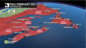 Above seasonal temperatures are expected to dominate the season in Atlantic Canada, along with a typical number of fall storms ☀🍂⛈ See our complete #FallForecast here: https://bit.ly/3zb80Te | The Weather Network