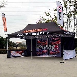 [Hot Item] Outdoor Promotion, 3X3m 3X4.5m 3X6m Aluminum Frame Folding Pop up Gazebo Trade Show Tent with Customized Printing,