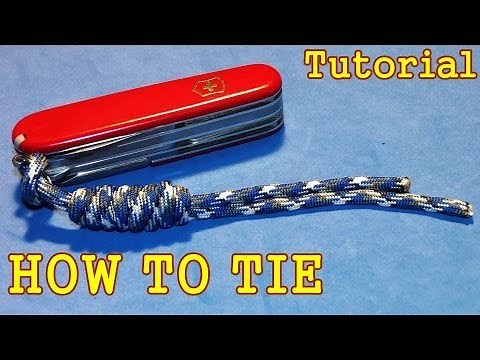How to Tie Paracord lanyard with Overhand Sliding knot ( Tutorial / Guide )