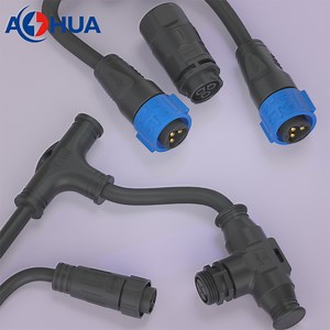 T Type Customized Distributor Power Extension Waterproof Cable Connector for LED Lighting