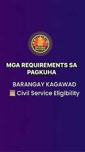 278K views · 1.9K reactions | Civil Service Eligibility Barangay Kagawad Requirements | Barangay Secretary | Facebook