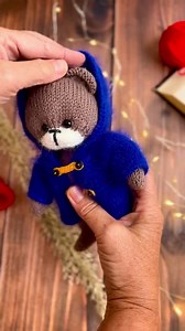 Knitted Bear in Coat With Hood & Hat Pattern: Toy Tutorial (PDF Pattern) - Etsy Canada
