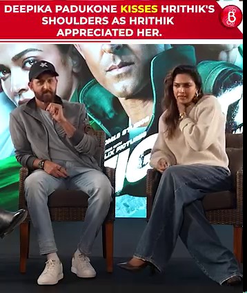 251K views · 4.1K reactions | OMG  Deepika Padukone kissed Hrihik Roshan as Hrithik appereciated Deepika Padukone. Hrithik Roshan told to the media how he asked her to do the dance steps on 'Sher Khul gaye' and saw what Deepika was doing and he copied the steps. | Bollywood Bubble - Videos | Facebook