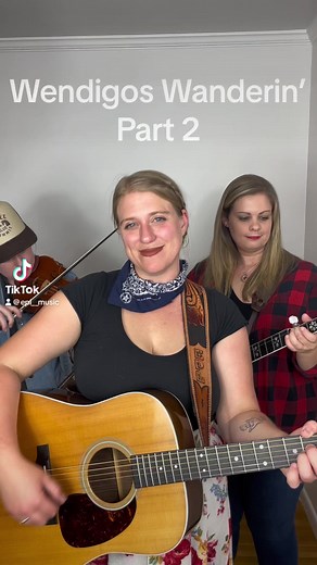 PART 2 Of our spooky new song coming Friday! Freaky deer, wise elders with a warning, magical lights that lead to terrifying places…this is act 2 of a horror flick for sure! #skinwalker #bluegrass #creepy #appalachian | Thunder and Rain