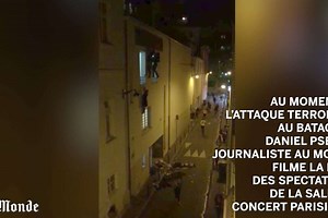 Footage of the shooting at The Bataclan in Paris