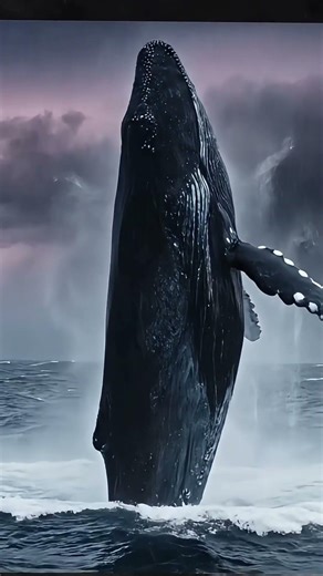 Massive Whale Tail Sends Water Everywhere #ocean #wildlife #whaleseason