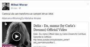 Delia: «Da, mamă, sunt beată» VIDEO