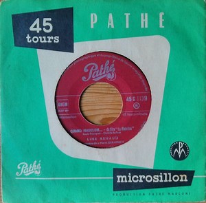 Line Renaud – Quand Madelon... / À La Claire Fontaine (1955, Vinyl)