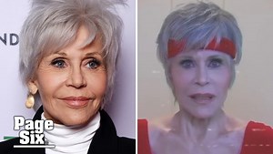 Jane Fonda leads celebrity exercise video to encourage voting