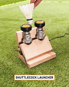 Genius DIY Shuttlecock Launcher! | DeMilked