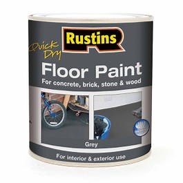 Rustins Quick Dry Floor Paint Grey 2.5Ltr