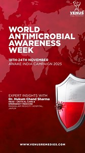 Antibiotic resistance is fast becoming one of the biggest health challenges of our future. This World Antimicrobial Awareness Week (18–24 November) is a reminder to pause, rethink, and reduce the misuse of antibiotics. Dr. Hukum Chand Sharma, Head – Critical Care & Emergency Medicine, Mangalam Medicity Hospital, Jaipur, explains how antibiotics are losing their effectiveness—not just in India, but across the world. Misuse by the public, pressure on doctors to prescribe, and over-the-counter avai