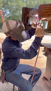 Doing some repairs on the tip of a metal shear. The bolt holes were oversized due to running it with loose bolts. We added some weld and drilled out to size. Big Thanks to Garth Murr for bringing more quality welding and fabrication skills to offer customers. Contact Johnson Trades for your next welding or line boring repair. Serving East Alabama West Georgia and surrounding areas. #trades #fabrication #heavyequipmentrepair #servicetrucks #mobilewelding #portablelineboring #trades | John Johnson