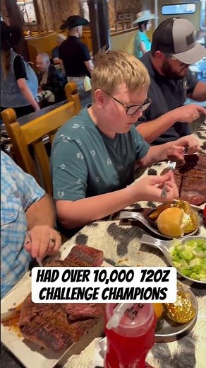 The 72oz Steak Challenge at the Big Texan in Amarillo Texas🤯🥩🔥